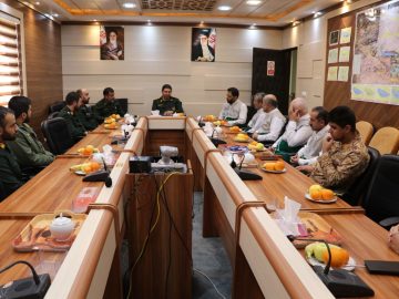 دیدار جمعی از مسئولین شهرستان طالقان با فرمانده محترم ناحیه امام زمان(عج)