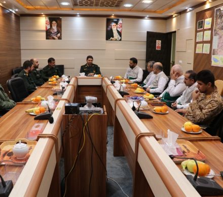 دیدار جمعی از مسئولین شهرستان طالقان با فرمانده محترم ناحیه امام زمان(عج)