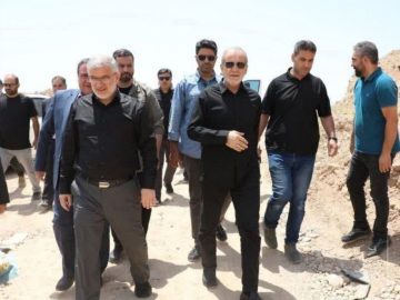 بازدید سرزده رئیس‌جمهور از پروژه خط انتقال آب زیاران به بیلقان