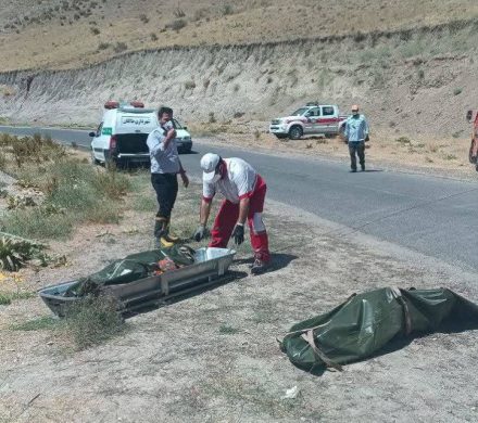 سقوط مرگبار موتورسیکلت در پرچوک طالقان