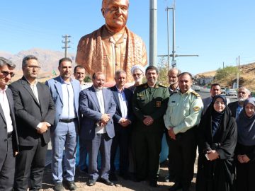 رونمایی از تندیس آیت‌الله طالقانی و سردار سلیمانی در طالقان؛ پیوند نسل ایمان و جهاد