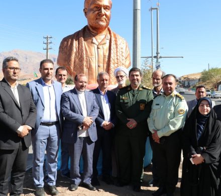 رونمایی از تندیس آیت‌الله طالقانی و سردار سلیمانی در طالقان؛ پیوند نسل ایمان و جهاد
