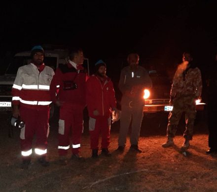 نجات دو گردشگر گمشده در ارتفاعات جوستان در عملیاتی ۵ ساعته شبانه