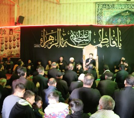 برگزاری دسته عزاداری فاطمی در شهرک طالقان 