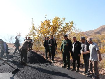 شتاب طرح آسفالت در روستاهای طالقان