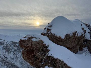 طالقان در آغوش برف