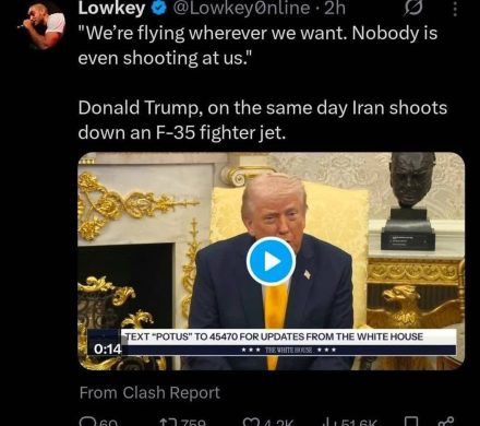 واکنش خواننده انگلیسی به انهدام F35