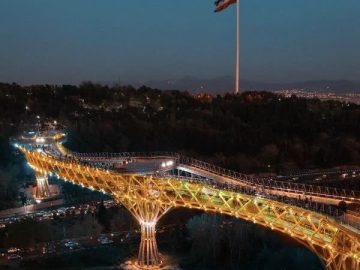 امشب، پل طبیعت نارنجی میشود
